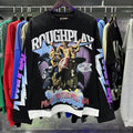 Vintage Rough Play Angel Graphic Long Sleeve T-Shirt – Oversized Streetwear Tee