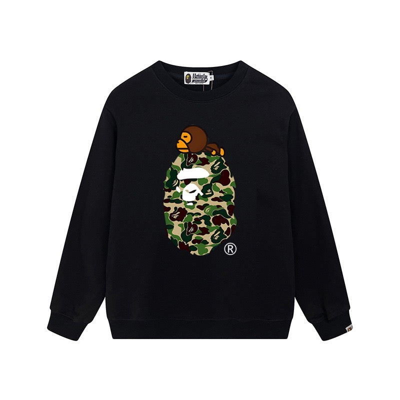 BAPE Camo Ape Head Crewneck Sweatshirt
