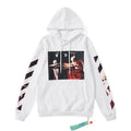 Off-White White Graphic Artwork Hoodie