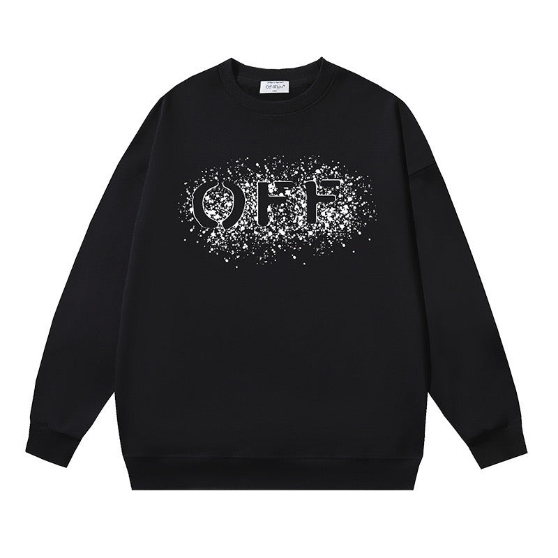 OFF WHITE Spray Logo Crewneck Sweatshirt