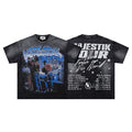 MAJESTIK Urban Life Graphic Vintage T-Shirt