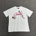Graphic Print White T-Shirt Unisex Streetwear Casual Short Sleeve Tee